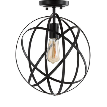 Alma 13" Metal LED Flush Mount - JONATHAN Y